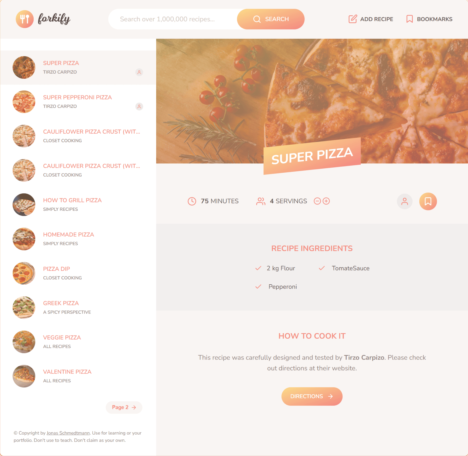 Forkify Recipe App