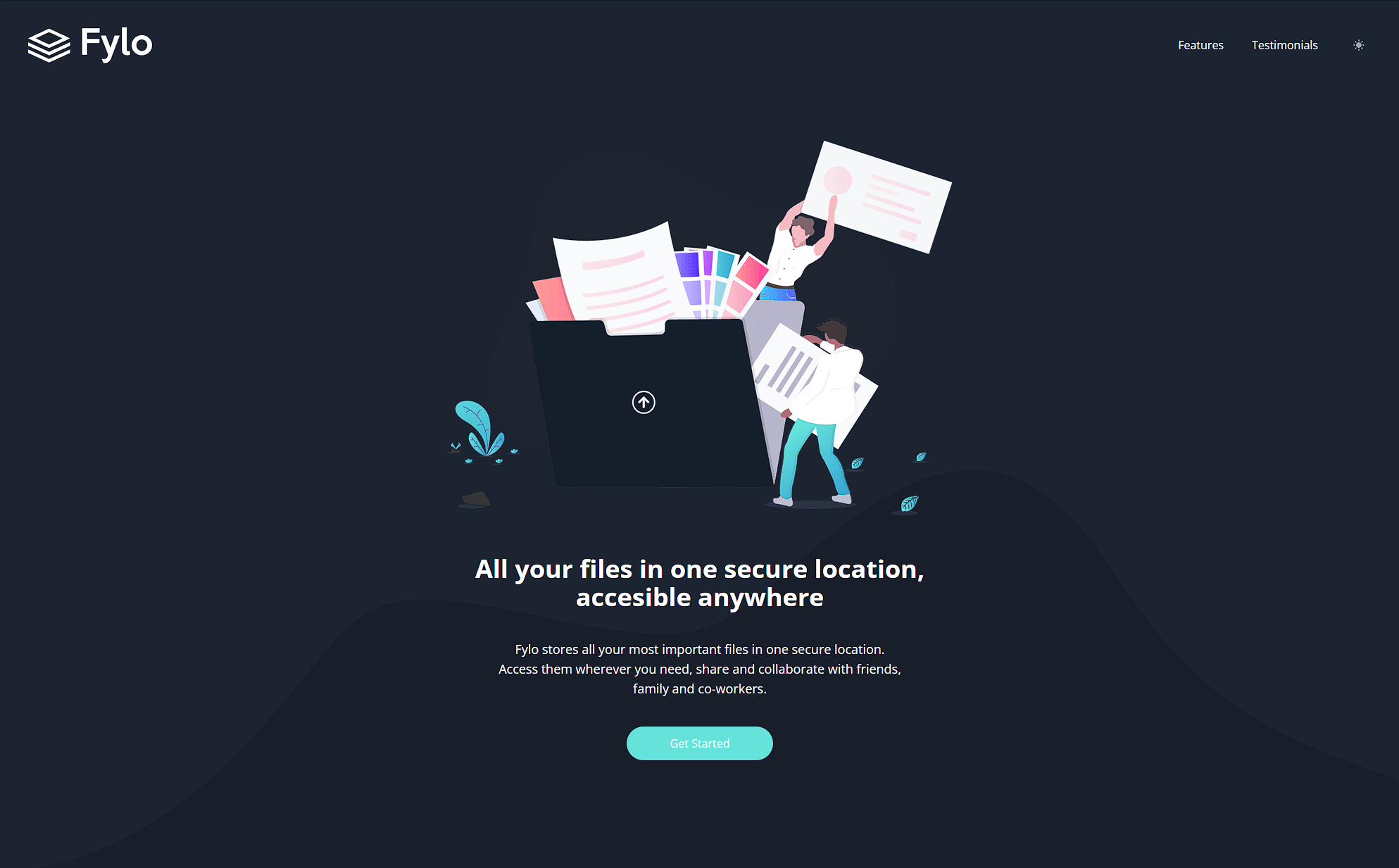 Fylo Landing Page